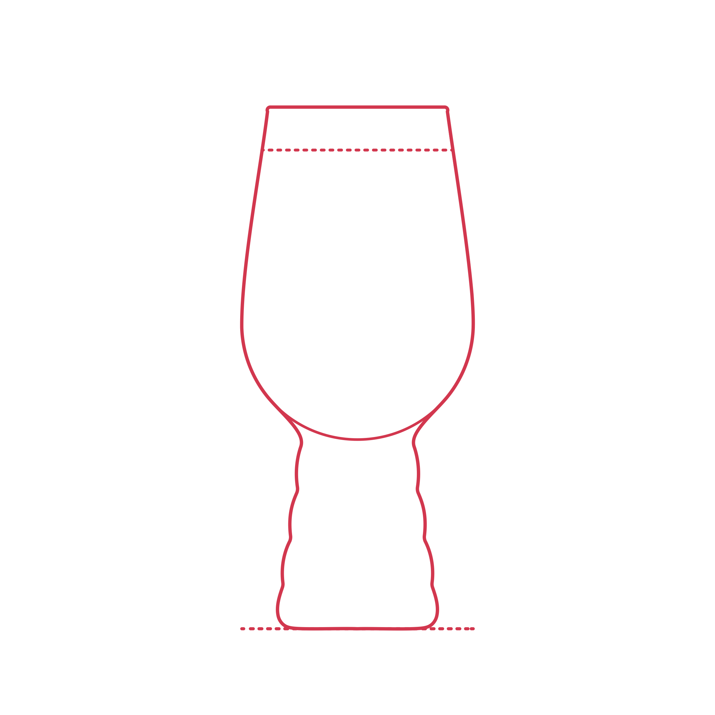Objects Beer Glasses Ipa Glass Sticker Outline Svg File Free Vectors